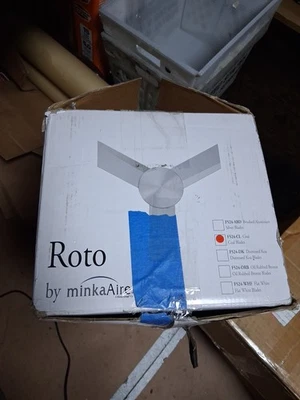 Minka-Aire Roto F524-CL Black Coal Ceiling Fan - Image 1 of 4