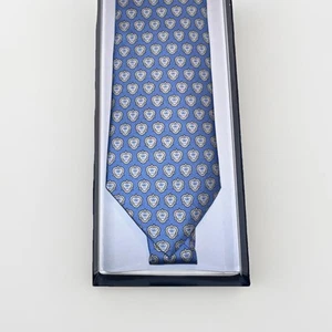 NIB Vineyard Vines Tie Mens 100% Silk Custom Collection Made In USA Light Blue - Picture 1 of 6