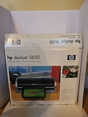 HP DeskJet 5650 Workgroup Inkjet Printer - Image 1 of 4