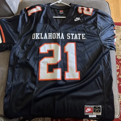 Camiseta de fútbol americano Nike XXL de los Oklahoma State Cowboys Barry Sanders Foto 1 de 4