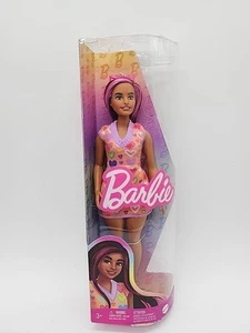 BARBIE Fashionista Girl Doll #207 Pink-Streaked Hair Heart Dress NEW BOX DAMAGED - Picture 1 of 8