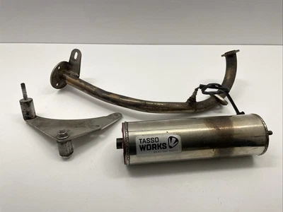 ♻️ Royal Alloy Gt 125i E4 2018 - 2020 Complete Tasso Works Exhaust System ♻️ - Image 1 of 4