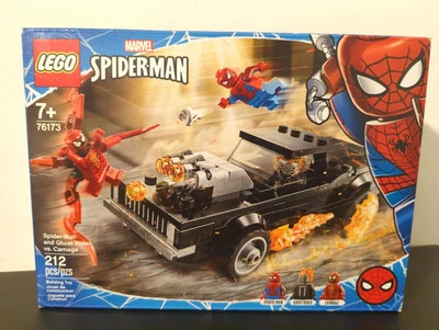 LEGO 76173 Marvel Spider-Man and Ghost Rider vs Carnage 212 Pcs New in Box - Image 1 of 4