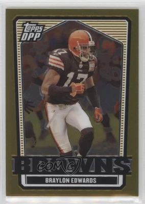2007 Topps Draft Picks and Prospects (DPP) Chrome Gold /99 Braylon Edwards #84 - Image 1 of 2