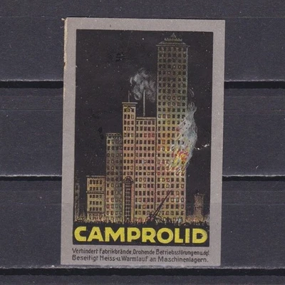 GERMANY, Fire Protection, Camprolid, Cinderella Poster stamp - Image 1 of 2