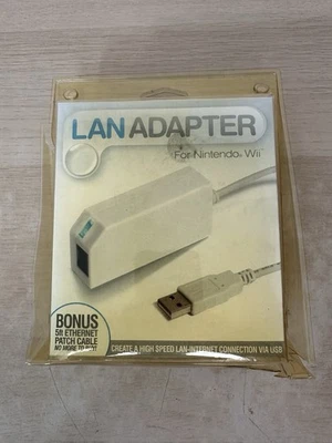 Datel Brand USB LAN Adapter Cable For Nintendo Wii DUS0204 - NEW In Package - Image 1 of 4