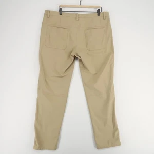 Pantalones de golf LULULEMON ABC para hombre 40 color caqui tostado Warpstreme elástico 5 bolsillos - Imagen 1 de 13