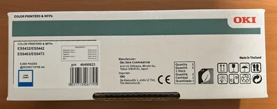 OKI 46490623 Toner cyan f. ES5432 ES5442 ES5463 ES5473 - Bild 1 von 2
