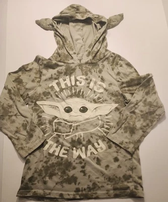 Camiseta gráfica manga larga Star Wars "This is the Way" Baby Yoda juvenil talla 10 Foto 1 de 4