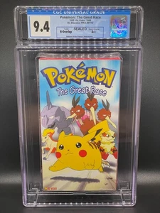Pokemon Vol. 11 The Great Race Factory Sealed Graded VHS Tape CGC 9.4 Seal A++ - Picture 1 of 2