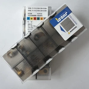 ISCAR / GIQL11-15-2.50-0.20 IC528 / Industrial indexable carbide inserts 10 Pcs - Picture 1 of 5