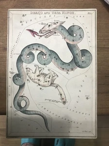 Urania's Mirror or a View of the Heavens 1830 Hand-colored engraving PI 1 - Picture 1 of 2