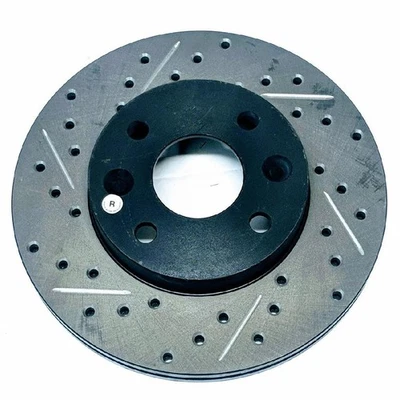 StopTech 127.50007R Fits Sephia Sport Rotors Drilled Slotted Front Right Rotor - Image 1 of 4