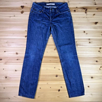 Pantalones de mezclilla azules de tiro bajo ajustados al tobillo 25 Joe's Jeans para mujer Foto 1 de 4