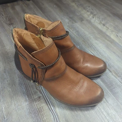 Pikolinos Rotterdam Boots Women's EU 39 US 8.5 Brown Leather Ankle Booties - Image 1 of 4