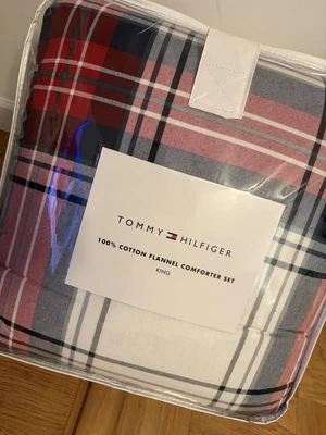 TOMMY HILFIGER Devon Tartan Plaid Cotton Flannel 3PC KING Comforter Set - Image 1 of 4