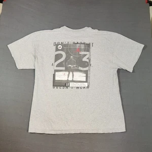 Vintage 90s Nike Gray Michael Jordan Basketball Shirt Chicago Bulls Men’s 2XL - Bild 1 von 11