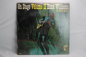 Hank Williams On Stage Volume 2 Vinyl Record Live Performance Tested Used - Picture 1 of 4