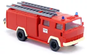 Wiking Magirus Deutz LF TLF 16 vigili del fuoco veicolo neutrale gruppo antincendio 1:87 H0 a - Foto 1 di 3