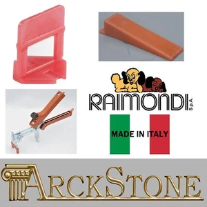 Raimondi R.L.S. 4400 Basi Fuga 3 mm H3-12 mm + 500 Cunei + 1 Pinza per Pavimento - Foto 1 di 9