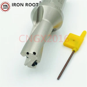 IRONROOT 1P C32-2D38.5 SP CNC Turning Milling Tool Indexable Drill U Drill SPMG - Picture 1 of 6