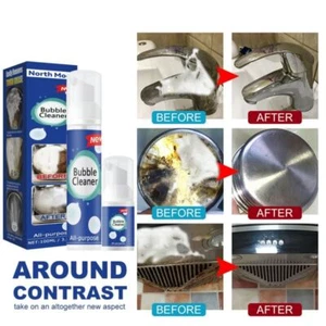 Multi-Purpose Cleaning Bubble Cleaner Spray Foam Kitchen Grease Dirt Removal - Picture 1 of 20