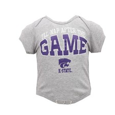 NCAA Official Kansas State Wildcats Baby Infant Size Creeper Bodysuit New Tags