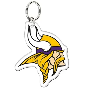 MINNESOTA VIKINGS PREMIUM ACRYLIC KEY RING NEW WINCRAFT 👀 - Picture 1 of 1