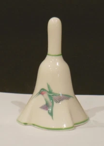 Colectors Porcelain Bell with Hummingbird image - Picture 1 of 1
