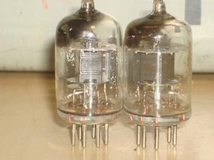 2 TUNG SOL JTL 6AK5W (5654/6096/EF95/6AK5) MATCHED BLACK PLATE TUBES/VALVES USA - Picture 1 of 3
