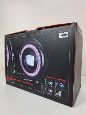 Kuryakyn Orbit Prism 4-1/2" LED Harley-Davidson Passing Lamps - 2467 - Image 1 of 4