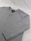 Vintage Abercrombie Fitch Sweater Mens Large Boxy Lambswool Blend B/Green Heavy
