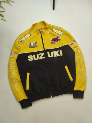 Chaqueta Bomber Suzuki Yoshimura R GSX Vintage Motocicleta Carreras Estilo Japonés Foto 1 de 4