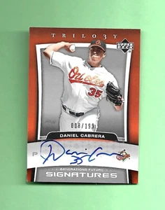 UD Trilogy 2005 Auto Generations Future # Fu-DC Daniel Cabrera Orioles/199 - Imagen 1 de 2