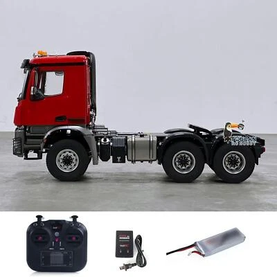 6WD 1/14 RC Tractor Truck RTR Metal Chassis 2Speed Car Lorry Vehicle Light Sound - Image 1 of 4