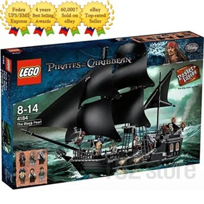 Новый запечатанный LEGO 4184 Черная жемчужина: пираты Карибского моря - Изображение 1 из 4