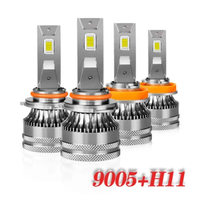 Kit combinado de 4 faros LED haz alto bajo para Mazda 3 2010-2018 Mazda3 Sport Foto 1 de 4