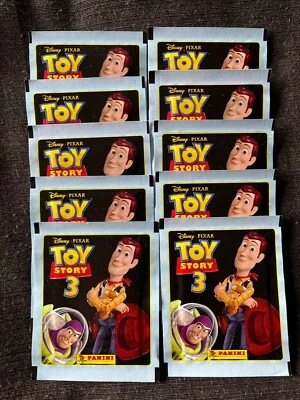 LOT PANINI 10 POCHETTES PACKETS SEALED TOY STORY 3 2010 DISNEY MINT - Photo 1/2