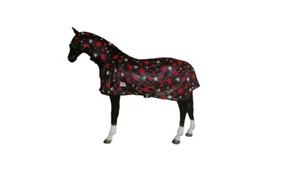 Horse Masters Navy White Red Star Design Fly Rug FREE MASK - Picture 1 of 1