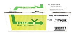 KYOCERA TK-5135Y 1T02PAANL0 TONER ORIGINALE GIALLO TASKalfa 265ci/TASKalfa 266ci - Picture 1 of 1