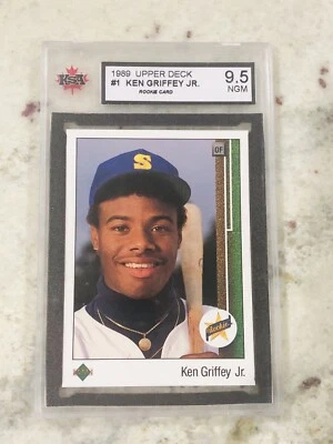 🔥 Tarjeta 1989 Upper Deck Ken Griffey Jr. #1 calificada por KSA 9.5 ⚾️ Foto 1 de 2