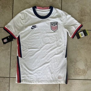 Camiseta deportiva para hombre Nike USMNT VaporKnit auténtica 2020 local blanca talla S CD0592-100 - Imagen 1 de 8