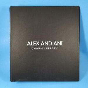 Alex and Ani Jewelry 3 Ring Binder Charm Library Empty Consultant Store Holder