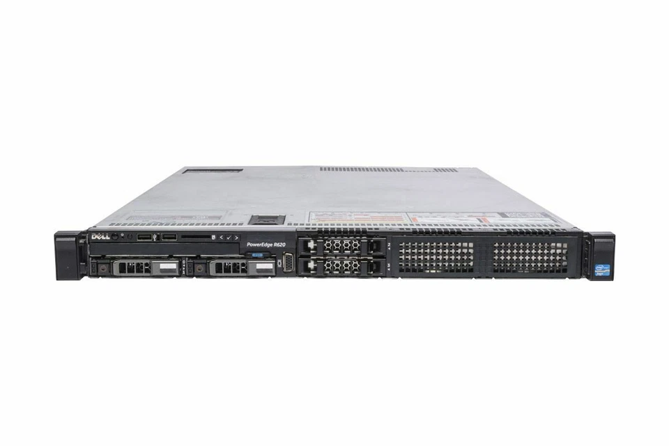 Dell PowerEdge R620 2x Quad-Core E5-2609 8GB Ram 2x 500GB HDD 4-Bay 1U Server - Image 1 of 1