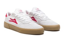 lakai cambridge white burgundy