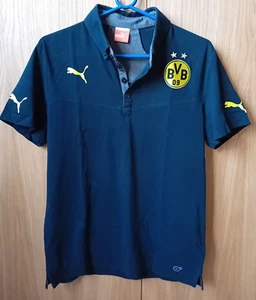 Borussia Dortmund 09 BVB Puma Poloshirt Schwarz Auswärtsausführung - Bild 1 von 2