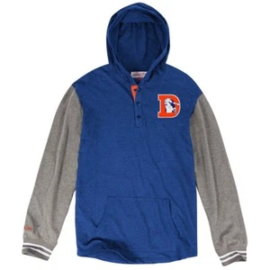 Denver Broncos Mitchell & Ness NFL Mid-Season Long Sleeve Hooded Herren Shirt 3XL - Bild 1 von 1