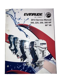 BRP Evinrude E-Tec 200 225 250 300 HP 90° V6 OMC manual de servicio 5008740 2012 - Imagen 1 de 5