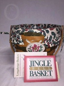 1994*Longaberger*Jingle Bell Korb/Protektor/Einlage/Bindeband*16306P - Bild 1 von 7