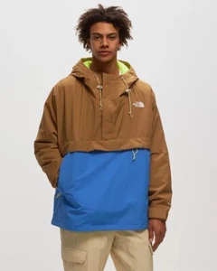 The North Face Mens 78 Low-Fi Hi-Tek Windjammer Jacket Anorak Brown Blue XL NWT - Picture 1 of 8